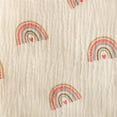 thumbnail image 5 of Otqutp Outfits Set for Toddler Beach Kids Baby Girls Boys Summer Cotton Linen Rainbow Sleeveless Vest T-shirt Tops+ Shorts 2pcs Outfits, 5 of 7