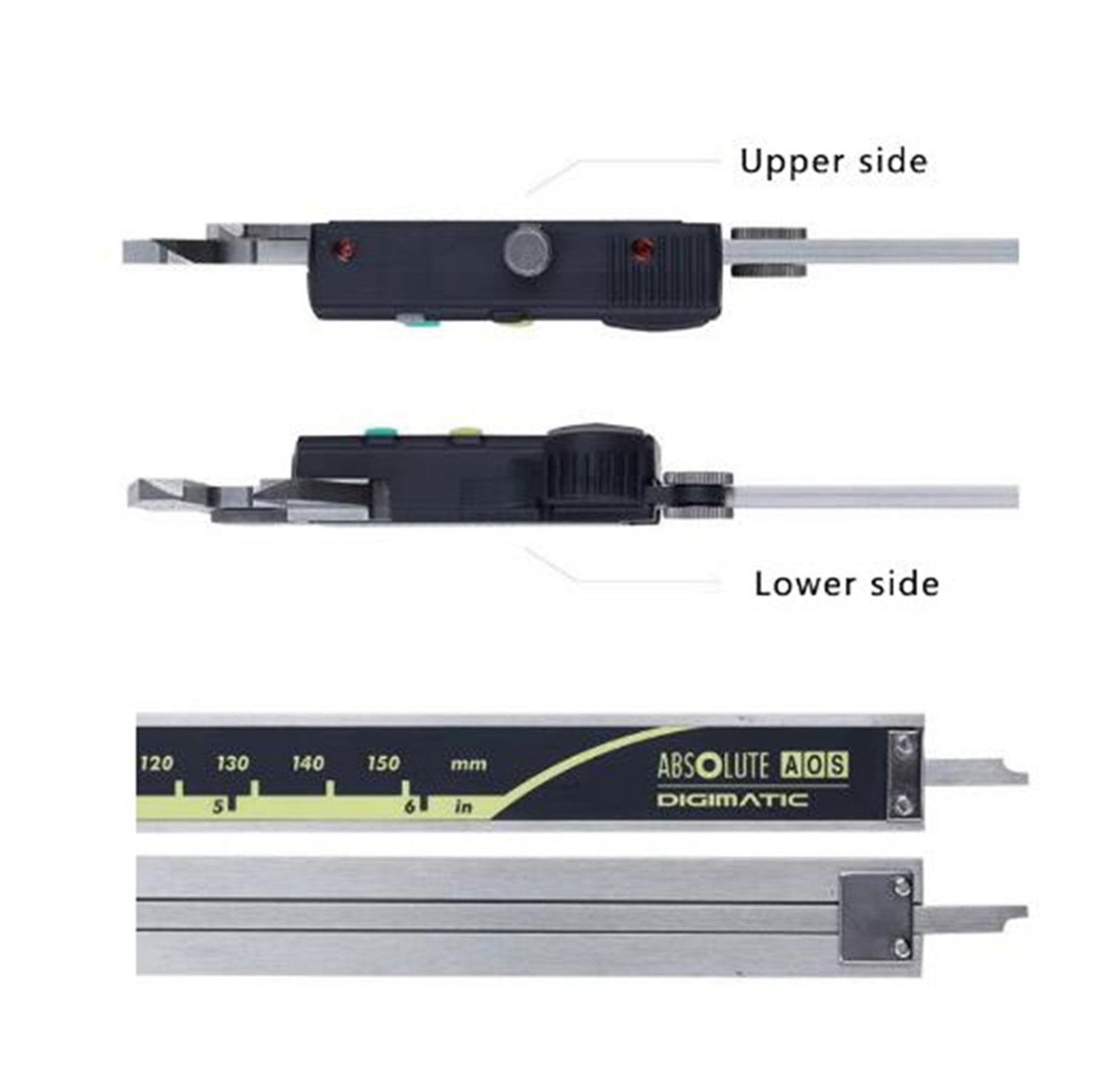 Caliper Digital Vernier Calipers 6inch 150 200 300mm 500-196-20 Caliper LCD Electronic Measuring Stainless Steel ,Easy to Operate