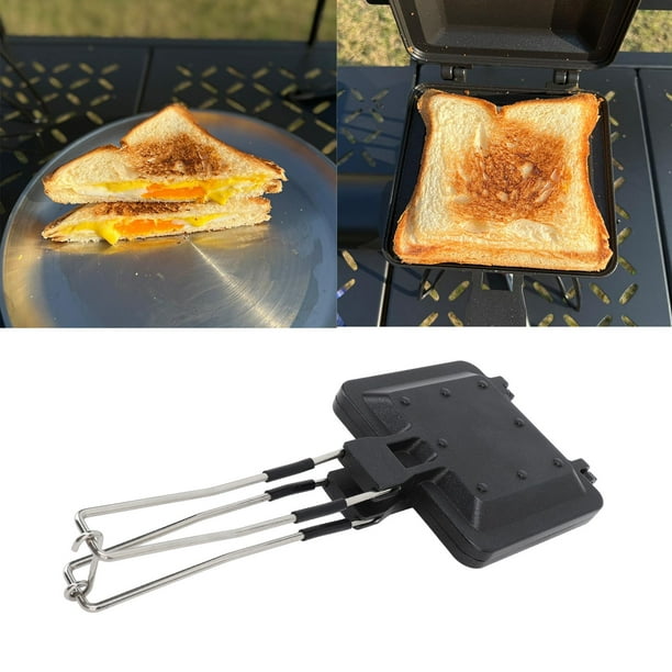 Sandwichera caliente con mango sartén para parrilla desmontable plato para asar para desayuno cocina de inducción a Gas ANGGREK Otros