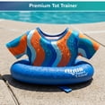 thumbnail image 2 of Aqua SwimSchool Inflatable Tot Trainer Pool Float with Adjustable Strap, Ages 2-4, 25-37 lbs, Blue, 2 of 9