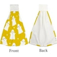 thumbnail image 4 of Hanging Towels 1 Pcs, Dish Towels Cute Ghost Stars Absorbent Hand Towels with Hanging Loop Washcloth for Bathroom Kitchen, 4 of 6