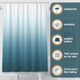 thumbnail image 5 of Aqua Bathroom Sets with Shower Curtain and Rugs Waterproof Shower Curtain Sets 1 Piece and Soft Bathroom Rugs Sets 3 Piece for  Bathroom Decor Set, 5 of 14