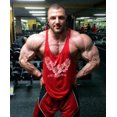 thumbnail image 3 of Original Men Gym Muscle Shirt Y Back Stringer Tank Top Vest  Bodybuilding Fitness Muscle, 3 of 4