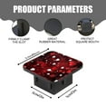 thumbnail image 2 of Hitch Cover Fits For 2-Inch Hitch,Red And White Hearts Floating In Abstract Dark Spacerubber Trailer Hitch Cover Tube Plug Insert,Car Exterior Accessories, Receiver Tube Hitch Plug, 2 of 6