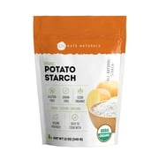 Potato Starch for Baking & Frying (12 oz) by Kate Naturals. 100% Natural & Unmodified USDA Organic Potato Starch Gluten Free for Cooking. Substitute for Organic Corn Starch Flour & Thickening Agent