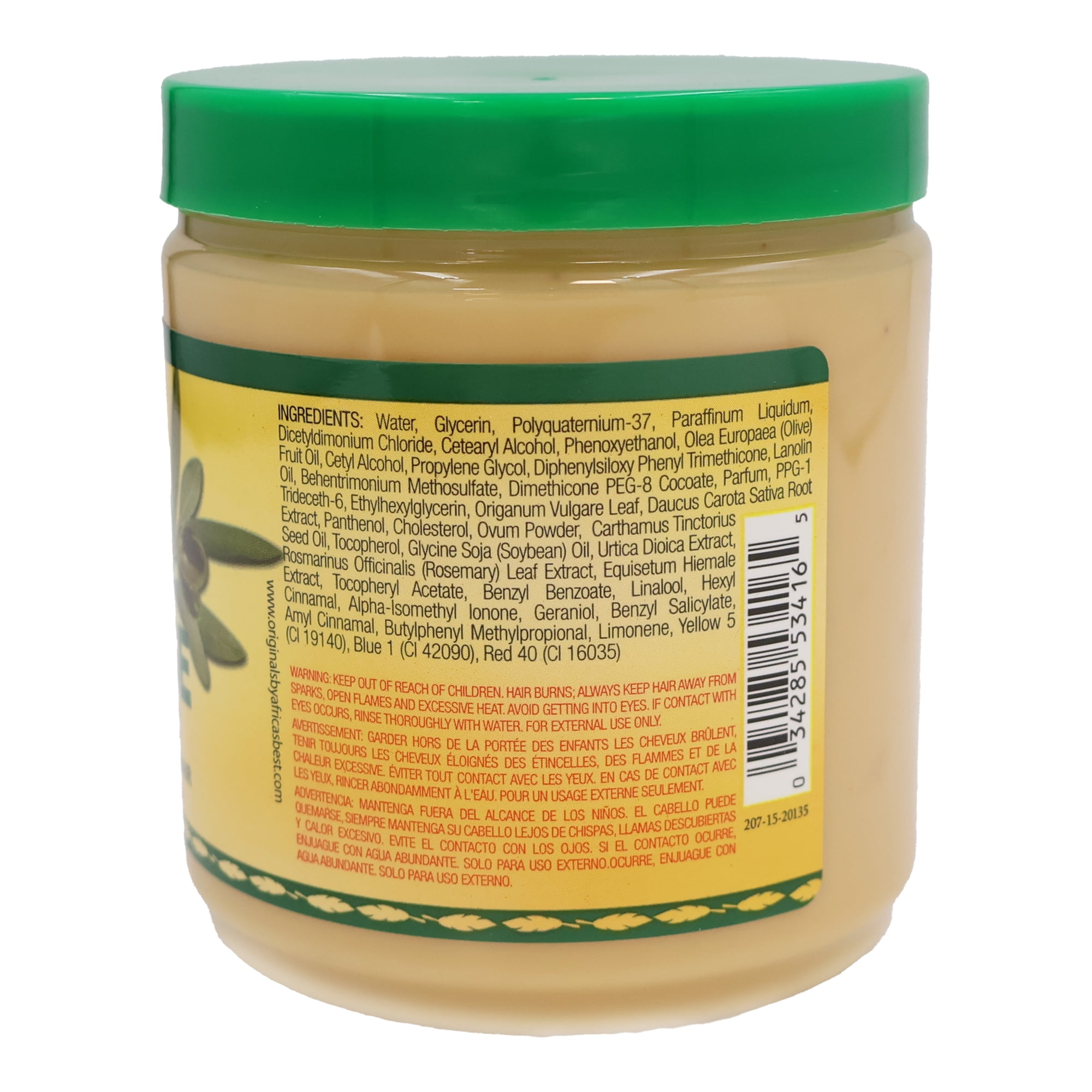 Africa's Best Organic Olive Oil Hair Mayonnaise, 15 Oz., Pack of 6