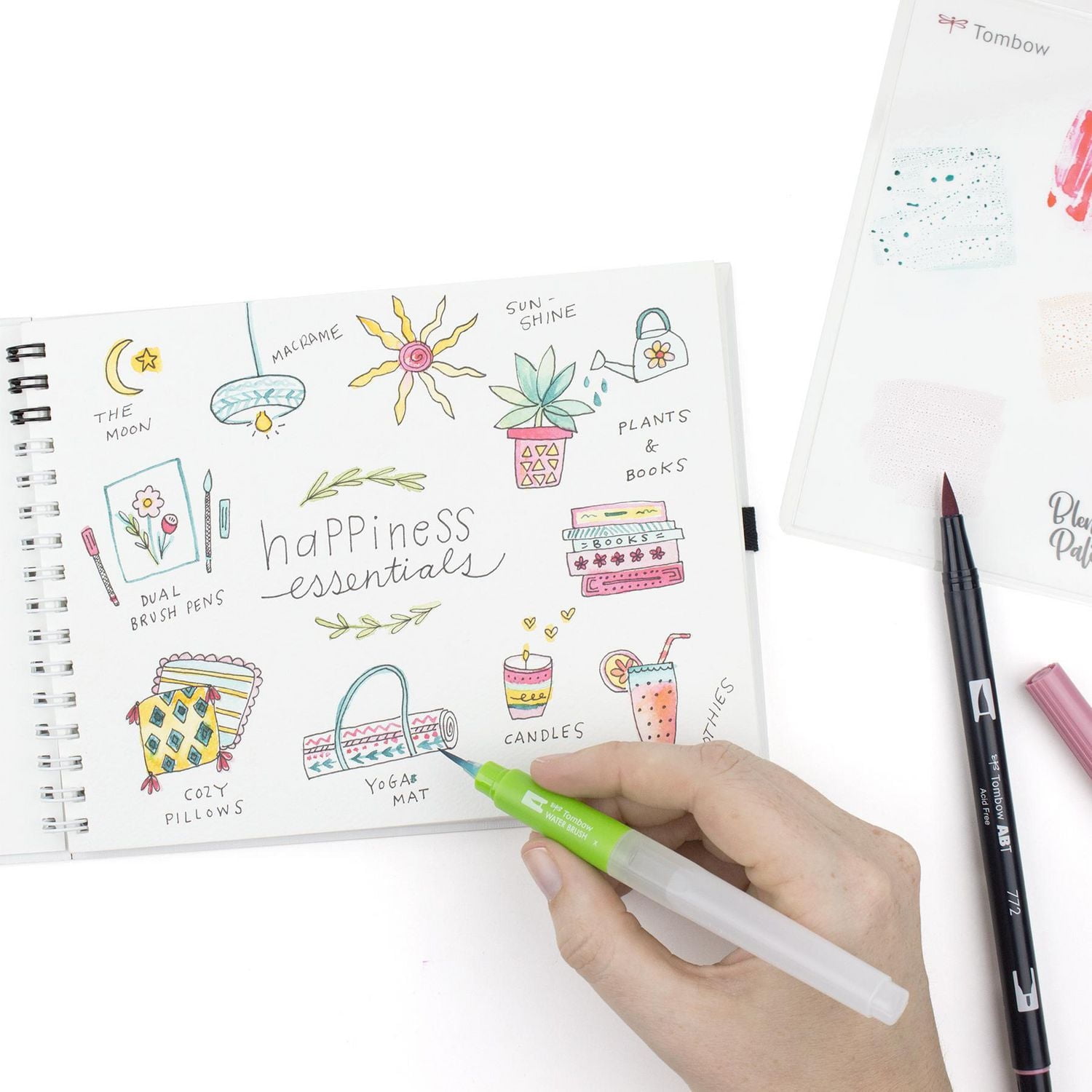 Tombow Water Brush Set, 3-Pack