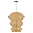 thumbnail image 4 of 40388BLK-CML Hinkley Lighting Luca - 50W 10 LED Double Extra Large Chandelier In Coastal Style-31.25 Inhces Tall and 27.75 Inches Wide-Black/Camel, 4 of 13