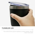 thumbnail image 3 of FUEENIRVA 2Ud Tapas Reutilizables De Plástico Transparentes Para Vasos Con Sello A De Y Moderno, 3 of 8
