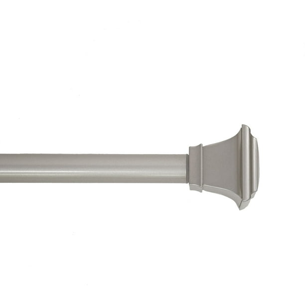 Mainstays 84 120 In Basic Adjustable Double Curtain Rod 2 3 In Clearance Walmart Com