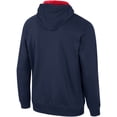 thumbnail image 3 of Men's Colosseum Navy Gonzaga Bulldogs Team Half-Zip Pullover Hoodie, 3 of 3