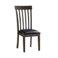 thumbnail image 2 of Lexicon Rutland Faux Leather Dining Room Side Chair in Black (Set of 2), 2 of 4