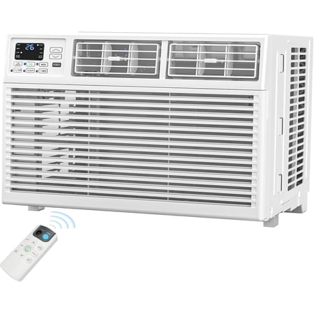 Havato 12 000 BTU U Shaped Window Air Conditioner with WiFi & Remote 24H Timer Cools Up to 500 sq. ft. 6 Modes Sleep Mode Ultra Quiet Energy Efficient for Bedroom Room Office