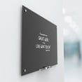 thumbnail image 4 of UBrands Glass Dry Erase Board  70 x 35 Inches  Black Surface  Frameless, 4 of 5