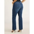 thumbnail image 3 of Sofia Jeans Women's Plus Marisol Bootcut Mid Rise Cargo Jeans, 0-28W, 3 of 5