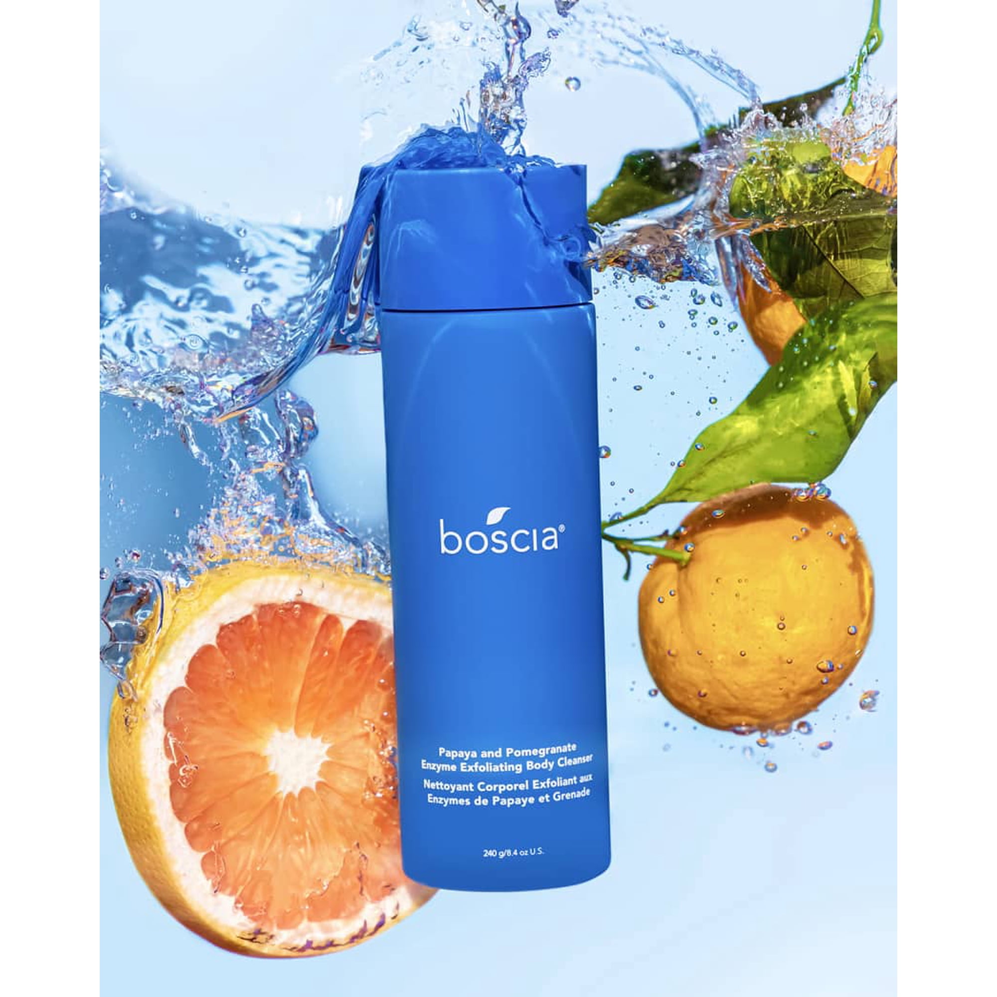 Boscia Papaya & Pomegranate Enzyme Exfoliating Body Cleanser, 8.4 oz.