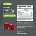 thumbnail image 3 of VITEEY Fiber Gummies 5g, Prebiotic Fiber Supplement, Digestive Health Support, Fruit Flavor, 60 Ct, 3 of 7