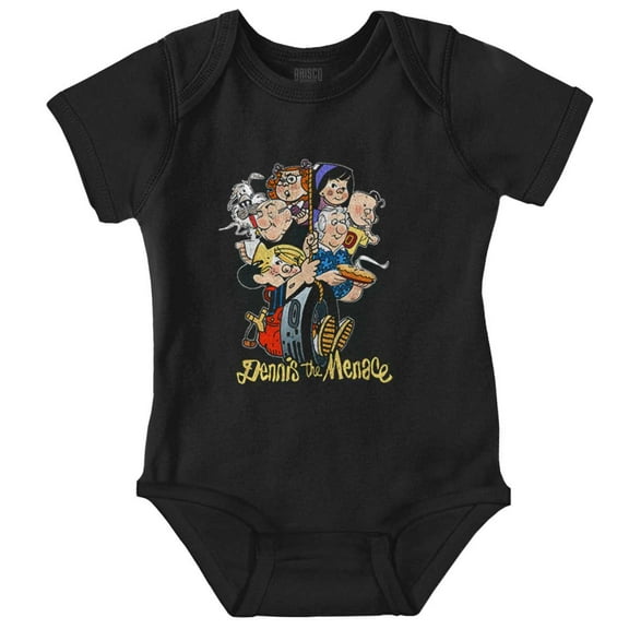 Dennis The Menace Cartoon Characters Romper Boys or Girls Infant Baby Brisco Brands NB