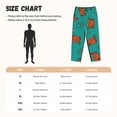 thumbnail image 3 of Fotbe Colorful Crab Pantalones de Pijama para Mujer, Pantalones de Dormir, Pantalones Pj con Cordón y Bolsillos-Large, 3 of 6