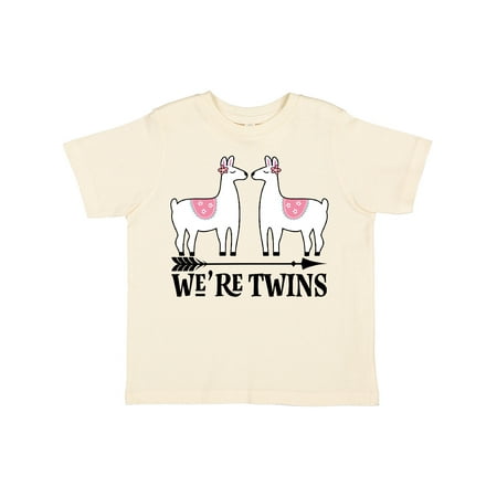 

Inktastic Llama Twin Girls Outfit Gift Toddler Toddler Girl T-Shirt