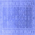 thumbnail image 1 of Ahgly Company Indoor Square Oriental Blue Traditional Area Rugs, 6' Square, 1 of 4