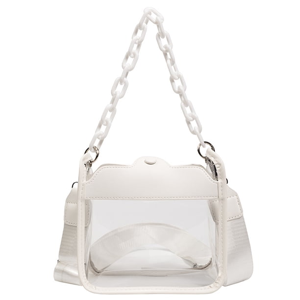 Bolso transparente para mujer, bolso transparente, bolso de concierto, bolso transparente aprobado para estadios, bolso bandolera, bolso tipo hobo, regalo