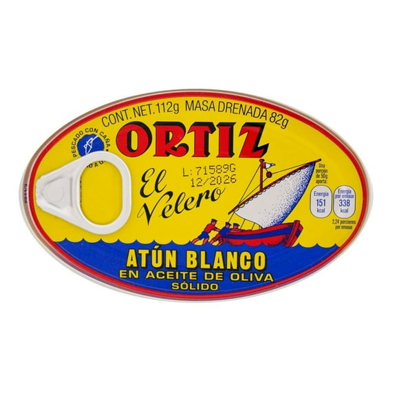 Atún Ortiz blanco en aceite de oliva 112g