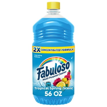 Fabuloso Multi-Purpose Cleaner & Floor Cleaner 2x Concentrated, Tropical Spring - 56 fl oz