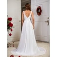 thumbnail image 2 of Wedding Dresses for Bride Unique Lace Beautiful Layers Tulle A Line Dreamy Beach Wedding Gowns, 2 of 8