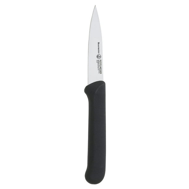Cuchillo de pelar Messermeister Petite Messer de 3 pulgadas con funda