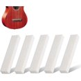 thumbnail image 1 of Puente de guitarra KAIYANG Sin ranuras Guitarra acústica eléctrica clásica Hueso de búfalo en blanco 52 x 6 x 10 mm Paquete de 5, 1 of 5