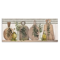 Stupell Industries Rustic Cutting Boards Food & Beverage Painting Gallery Wrapped Canvas Art Print Wall Art, 30 x 13