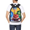 thumbnail image 4 of Yiaed inside out 2 Pattern Carry on Backpack,16.5x12.5x5.5 Personal Item Bag Carry On Backpack Water Resistant Lightweight Daypack, 4 of 6