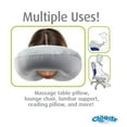 thumbnail image 5 of Cloudz Microbead Travel Neck Pillow - Blue, 5 of 8