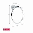 thumbnail image 3 of Delta  Foundations  Chrome  Towel Ring  Die Cast Zinc, 3 of 4