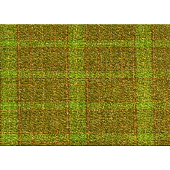 Ahgly Company Indoor Rectangle Patterned Dark Bronze Brown Area Rugs, 5' x 7'