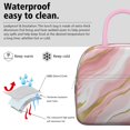 thumbnail image 3 of Obrewu Pink and Gold Marble Texture Lunch Bag for Adult, Insulated, Leakproof, Oxford Cloth, 3 of 7