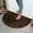 Coffee, variant on Semicircular Carpet Absorbent Floor Mat Toilet Door Mat Bedroom Toilet Bathroom Non- Mat Household Fuzzy Rug for Bedroom Loving Room Rugs Small Area Rug for Bedroom A Big Blanket Knit Throw Sweater