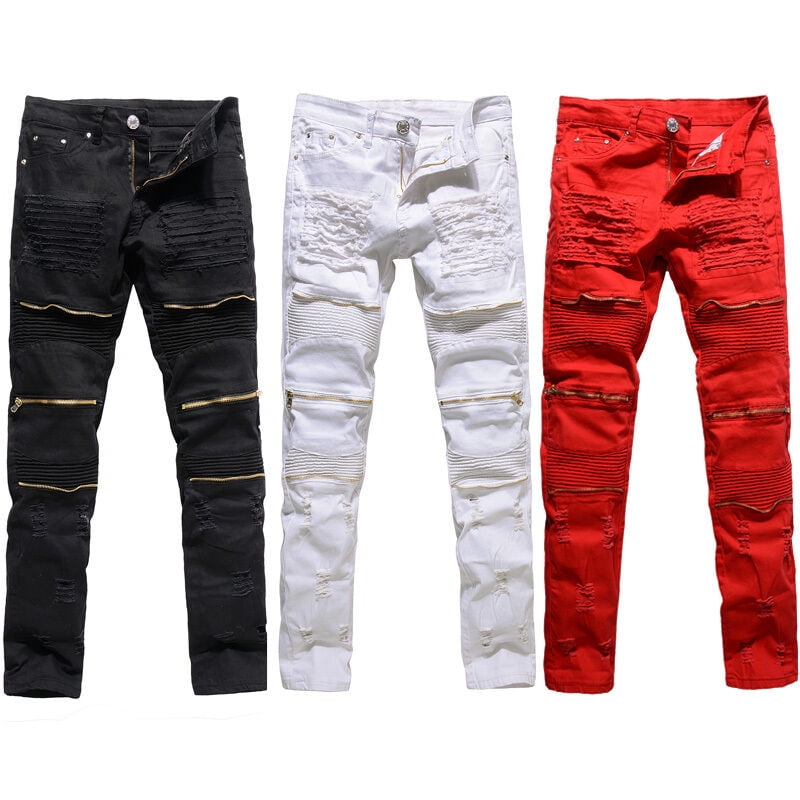 ripped cargo trousers