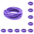 thumbnail image 2 of Jumpingount 10 piezas de bandas para el cabello estilo simple ajustable de alta elasticidad coleta titular Scrunchies para mujer accesorios Púrpura 10Conjunto, 2 of 6