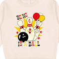thumbnail image 3 of Inktastic Cute Bowling Pin 4th Birthday Toddler Sweatshirt, 3 of 4