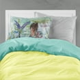 thumbnail image 2 of Brunette Mermaid Coral Fantasy Fabric Standard Pillowcase, 2 of 2
