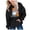 Black, variant on Ccpelsie Girls Stripes Pullover Hoodie Long Sleeve Sweatshirt Tops with Kangaroo Pocket Winter Clothes(Red,10-11 Years)