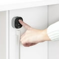 thumbnail image 4 of Hustle 60W 2 Person Cubicle with Tackboard in White - Engineered Wood, 4 of 7