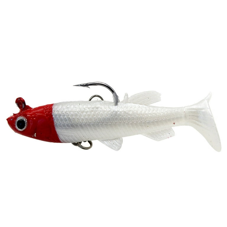SPRING PARK Fishing Lures, Topwater Lures with Treble Hook, Freshwater Saltwater  Lures for Bass Trout Walleye, 3D Fishing Bait, Swimbait Sinking Lure Kit 