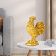 thumbnail image 1 of Estatua de pollo, estatua de gallo, estatua de resina animal, adornos de escritorio coleccionables, decoración de Feng Shui, escultura de gallo para BLESIY estatua de pollo, 1 of 8