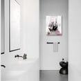 thumbnail image 5 of African American Wall Art Black Girl In Bathtub Canvas Wall Art Poster Prints Modern African Women Pink Bathroom Wall Decor Fashion Pictures Framed Artwork For Bathroom Living Room 12"X16", 5 of 6