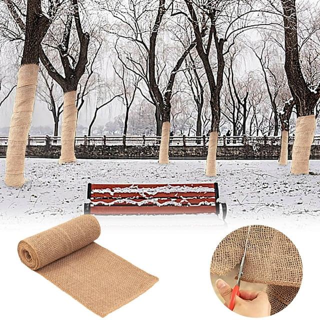 Housse de Protection pour Jardin avec Bande Froide pour Entretien des Arbustes d'Hiver en Extérieur 2 Pcs