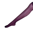 thumbnail image 2 of Yutnsbel Pantyhose for Women, Purple Women's Lace Top Thigh High Sheer Stockings Antiskid Silicone Ultra Shimmery Pantyhose, Thigh High Socks, 2 of 4