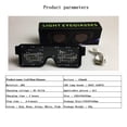 thumbnail image 3 of Cateissary 8 modos Quick Flash USB Led Party USB Charge Gafas luminosas Glow Gafas de sol Navidad Concierto Luz Juguetes Decoraciones de Halloween Kits de decoración para fiestas azul Cateissary JJ22333-02B, 3 of 6